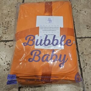 Bubble Baby Pumpkin Orange Blanket Adult Bamboo Quilt New In Bag